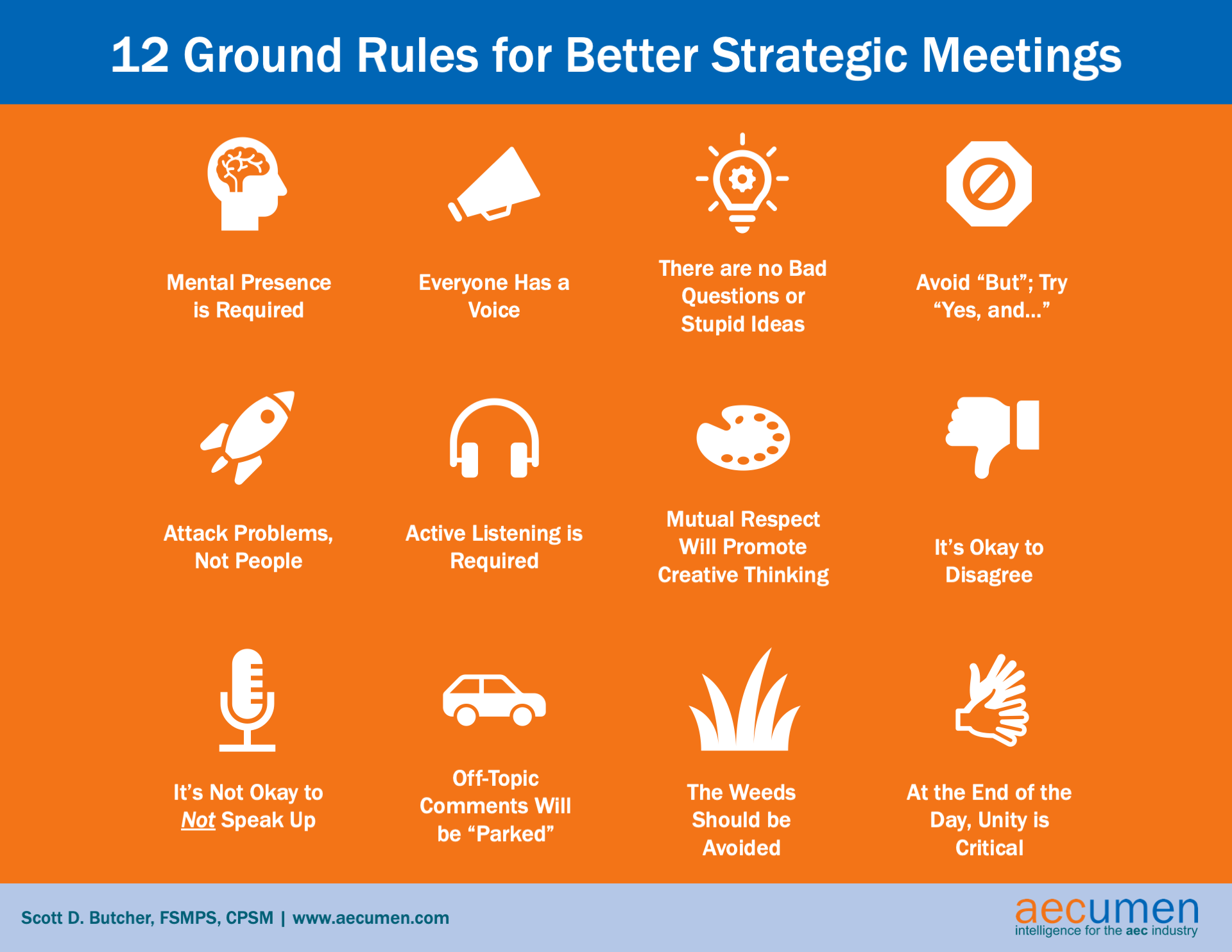 12 Ground Rules For Better Strategic Planning Meetings